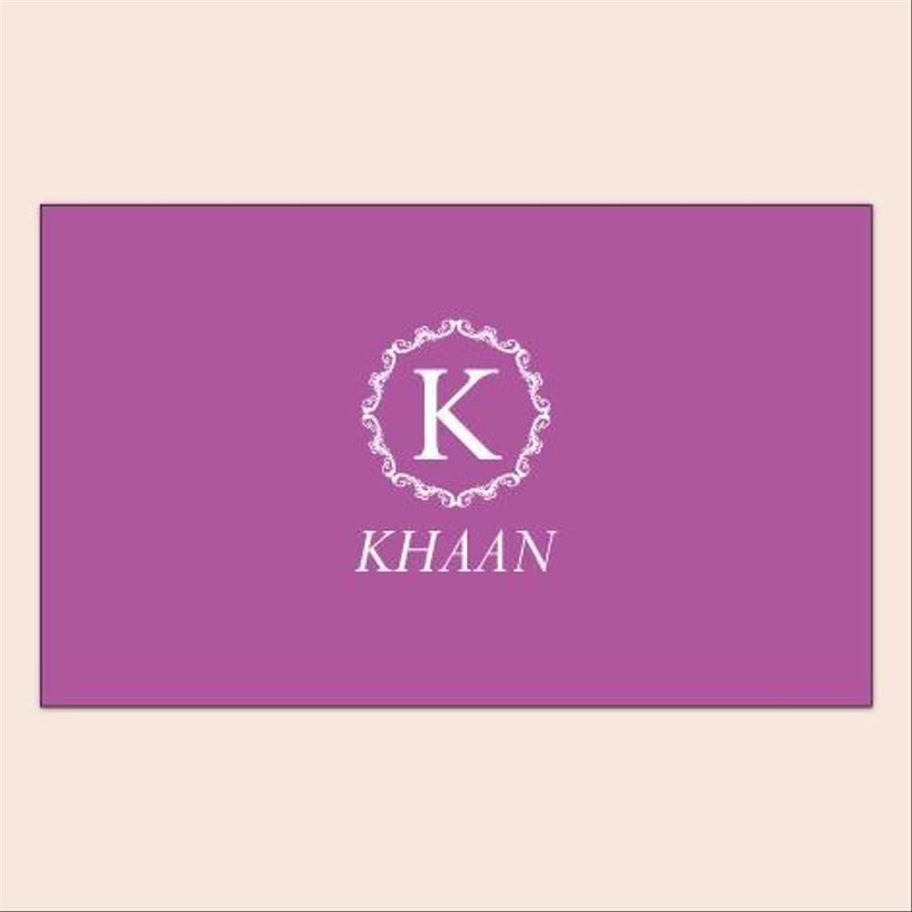株式会社 KHAANの名刺作成