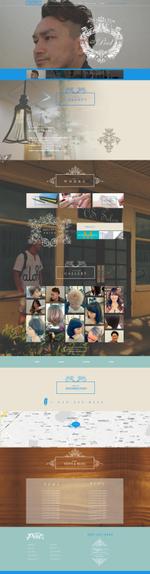 エース (acee)さんの可愛い小物や居心地のいい店内内観、美容室のホームページTOPデザイン募集します♪への提案