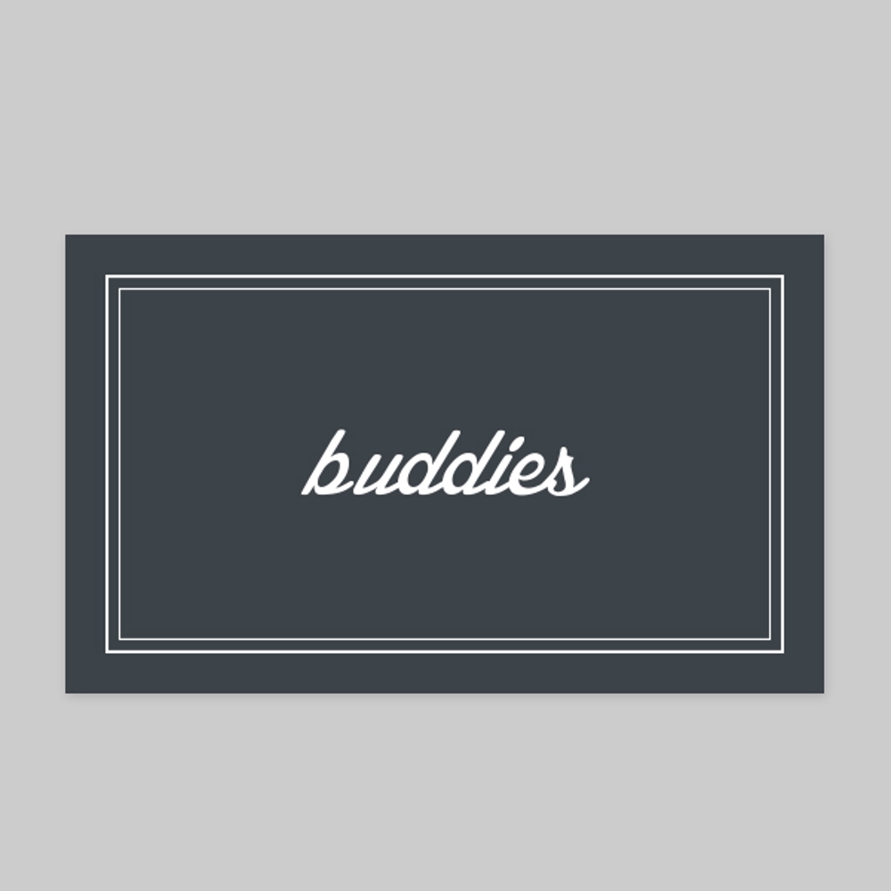 建築リノベーション「BUDDIES」の名刺デザイン