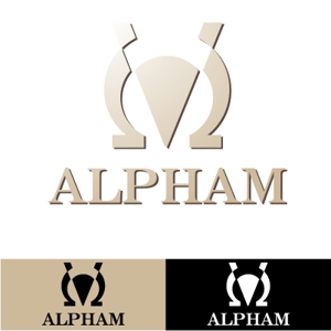 grasp (grasp88)さんのアパレルブランド「Alpham」のロゴへの提案