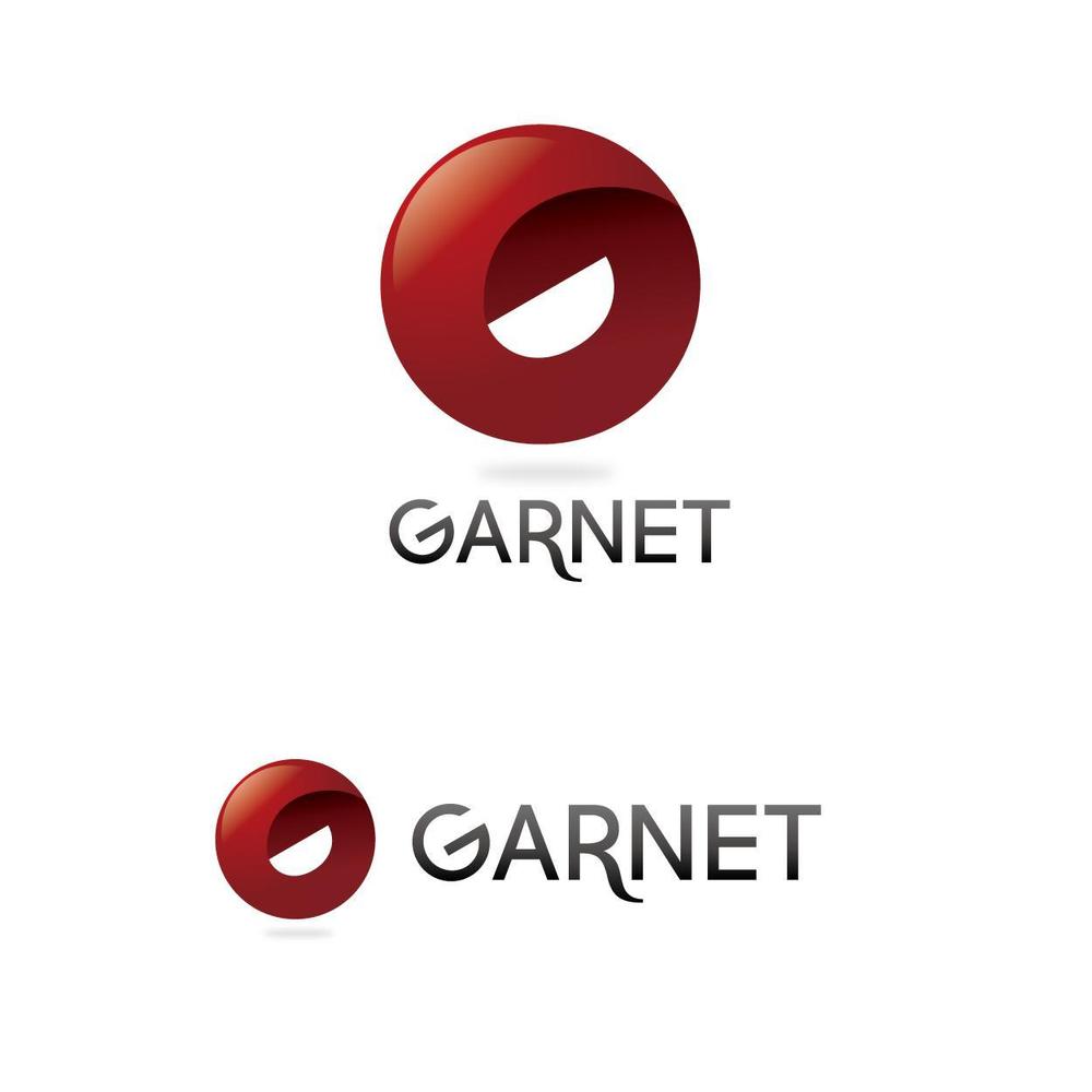 「GARNET」のロゴ作成