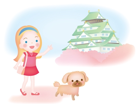 Nanapokeさんの事例 実績 提案 可愛い小型犬ペキニーズのイラスト
