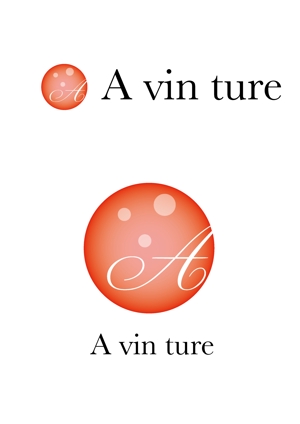 sakanouego (sakanouego)さんのワインショップ「A vin ture」のロゴ作成への提案