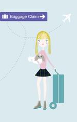 tacodesign (tacodesign)さんの可愛い小型犬ペキニーズのイラスト(男の子)とイギリス人女性のイラスト。への提案