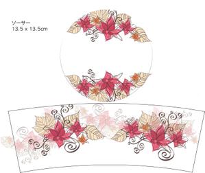 amulet (amulet)さんのカップ＆ソーサーのオリジナルデザイン(カラフルフラワー) への提案