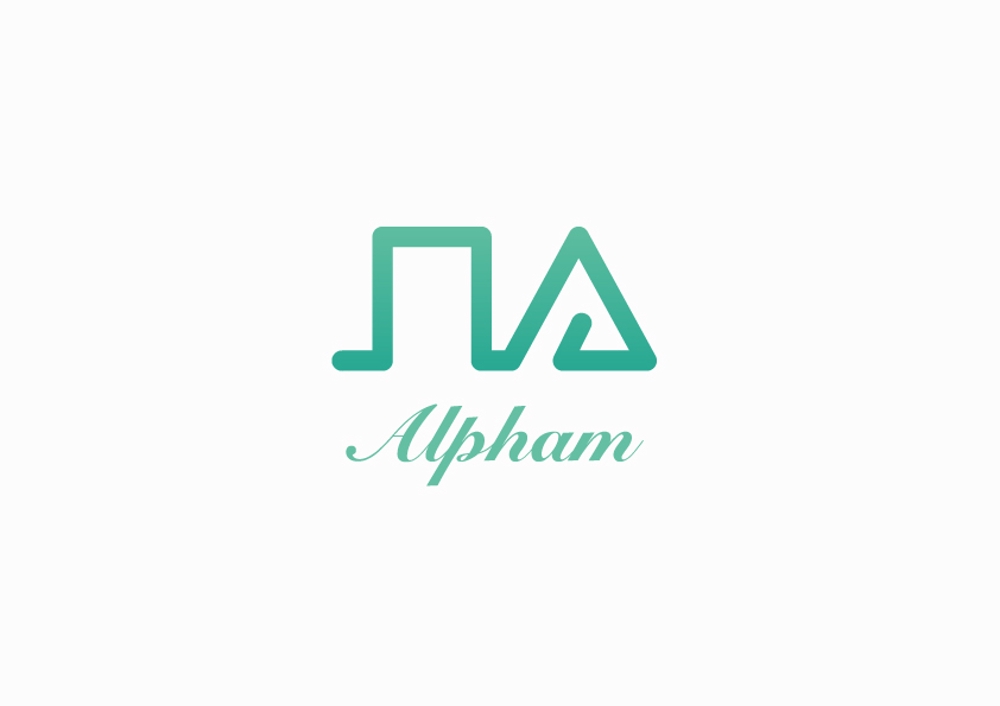 アパレルブランド「Alpham」のロゴ