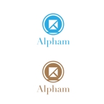 プロのマルチクリエイター　Designing (Designing)さんのアパレルブランド「Alpham」のロゴへの提案