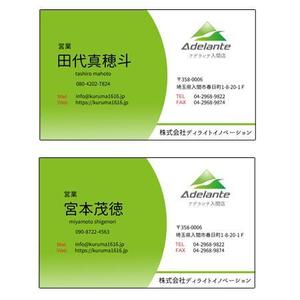 akaru_akaさんの車屋の名刺デザインへの提案