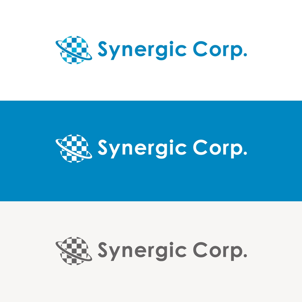 コンサルティング会社のロゴと会社名のデザイン