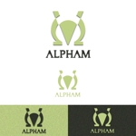 grasp (grasp88)さんのアパレルブランド「Alpham」のロゴへの提案