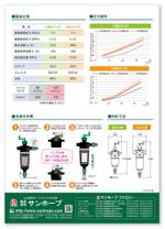 D-dot design (ddotmail)さんの農業用ろ過装置の新商品「くるくる亭 楽太朗」のカタログへの提案