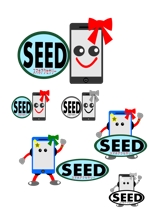 珈琲タイム (nokotta)さんのスマートフォンアクセサリー専門店　「スマホアクセサリー　SEED」のロゴへの提案