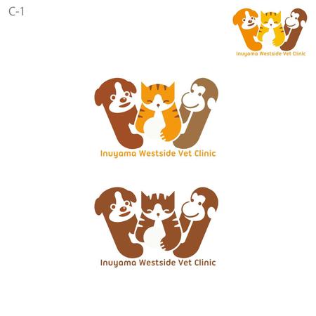 edesign213 (edesign213)さんの動物病院「犬山ウエストサイド動物医院」のロゴの作成をお願いします。への提案