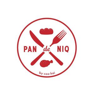 プロのマルチクリエイター　Designing (Designing)さんの自家製パンとグリル肉のバル業態「PAN de NIQ」のロゴへの提案