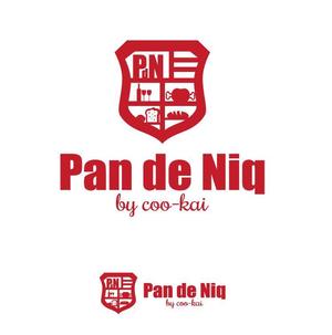 郷山志太 (theta1227)さんの自家製パンとグリル肉のバル業態「PAN de NIQ」のロゴへの提案