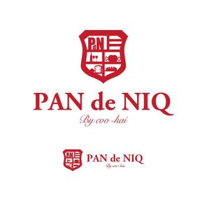 郷山志太 (theta1227)さんの自家製パンとグリル肉のバル業態「PAN de NIQ」のロゴへの提案