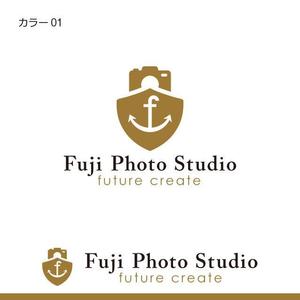 ふくみみデザイン (fuku33)さんのフォトスタジオ（写真館）「Fujiphotostudio」のロゴへの提案