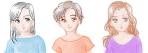 Ｎ．Ｍ． (jnyi725)さんの３０代女性向けサイトの可愛いキャラクターイラスト作成をお願いします！への提案