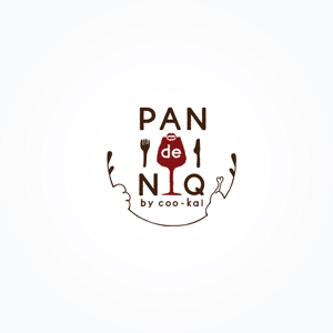 Keanzium (4970071877)さんの自家製パンとグリル肉のバル業態「PAN de NIQ」のロゴへの提案