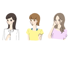 イラストレーター　ＭＥＧＵ (Megu)さんの３０代女性向けサイトの可愛いキャラクターイラスト作成をお願いします！への提案