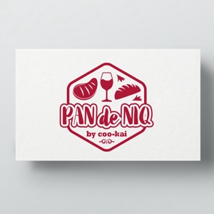 YOO GRAPH (fujiseyoo)さんの自家製パンとグリル肉のバル業態「PAN de NIQ」のロゴへの提案