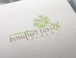 KaoriA Design (lilythelily)さんの婚活イベント等実施事業名「ブーケトス」のロゴへの提案