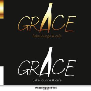 Innocent public tree (nekosu)さんのSAKE lounge & cafe 「GRACE」のロゴの作成依頼への提案