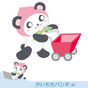 rom (EhimeKoike)さんの桃のキャラクターデザイン（お買いものパンダのイメージ）への提案