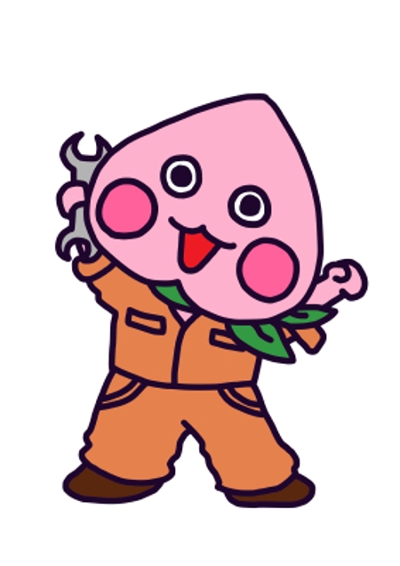 mogura (mogura2016)さんの桃のキャラクターデザイン（お買いものパンダのイメージ）への提案