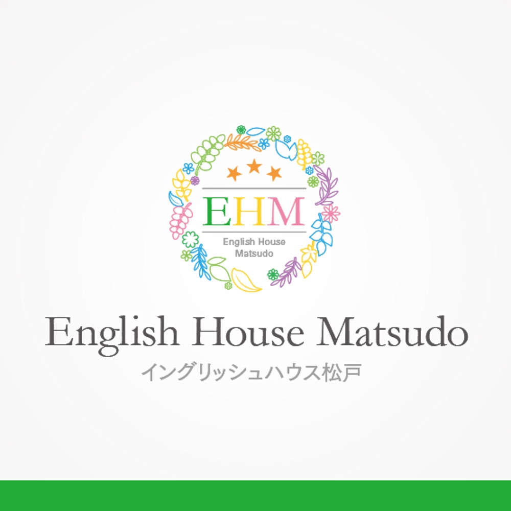 千葉大園芸学部の英語ハウス『English House Matsudo』のロゴ