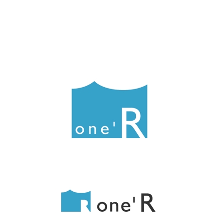 nexstyleさんの飲食店の看板、【one'R】という店名のロゴへの提案