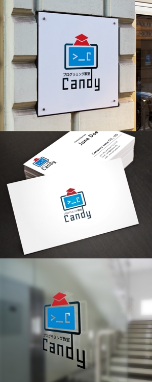 sampo grafiikka (TaMTaM)さんの博士が教えるプログラミング教室「Candy」のロゴ制作への提案