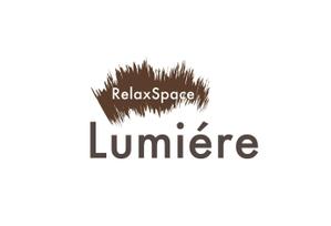 動画クリエイター (yushiya)さんの女性の飲食店「RelaxSpace Lumiere」のロゴへの提案