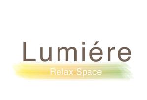 動画クリエイター (yushiya)さんの女性の飲食店「RelaxSpace Lumiere」のロゴへの提案