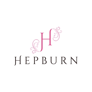 シュエット (chocolat-mie)さんの自宅小顔サロン「Hepburn」のロゴへの提案