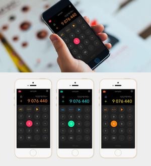 koikeya (koikeya)さんの新規リリース予定の電卓アプリのＵＩデザイン（iPhone）への提案