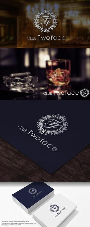 Watanabe.D (Watanabe_Design)さんの【ＣＬＵＢ　Ｔｗｏｆａｃｅ】の看板及びロゴデザインへの提案