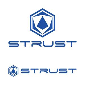 De-sign (yoskus)さんのIT企業「株式会社ストラスト」のロゴへの提案