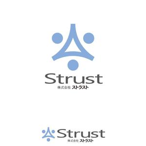 あどばたいじんぐ・とむ (adtom)さんのIT企業「株式会社ストラスト」のロゴへの提案