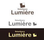 市川匠 (taktak_me)さんの女性の飲食店「RelaxSpace Lumiere」のロゴへの提案