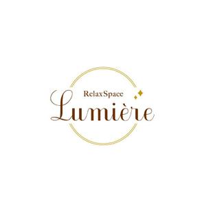 AM______11 (AYUMI_M)さんの女性の飲食店「RelaxSpace Lumiere」のロゴへの提案