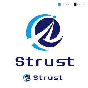 クリエイティブラボUSaX (USaX)さんのIT企業「株式会社ストラスト」のロゴへの提案