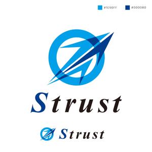 クリエイティブラボUSaX (USaX)さんのIT企業「株式会社ストラスト」のロゴへの提案
