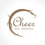 株式会社ティル (scheme-t)さんの美容室『Cheer  hair relaxation』ロゴへの提案