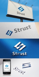 k_31 (katsu31)さんのIT企業「株式会社ストラスト」のロゴへの提案