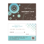 IY (intoxicate_115)さんの美容室のご友人紹介カードのデザインへの提案