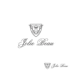 DeeDeeGraphics (DeeDeeGraphics)さんのアパレルブランド「Jolie Beau」のブランドロゴへの提案