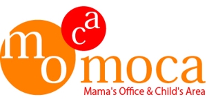 saki (saki1215)さんの託児付オフィス「moca」（Mama's Office & Child's Area）のロゴへの提案