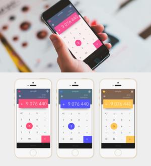 koikeya (koikeya)さんの新規リリース予定の電卓アプリのＵＩデザイン（iPhone）への提案