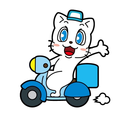 Tyapaさんの事例 実績 提案 水道修理屋さんのキャラクター 白い猫 はじめましてtyap クラウドソーシング ランサーズ